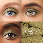 Julep Eyeshadow 101 Cream-to-Powder Waterproof Shadow Stick – Khaki Green Shimmer – Long-Lasting, Crease-Proof, Taupe Green Shimmer Cream Eyeshadow with Built-in Smudger