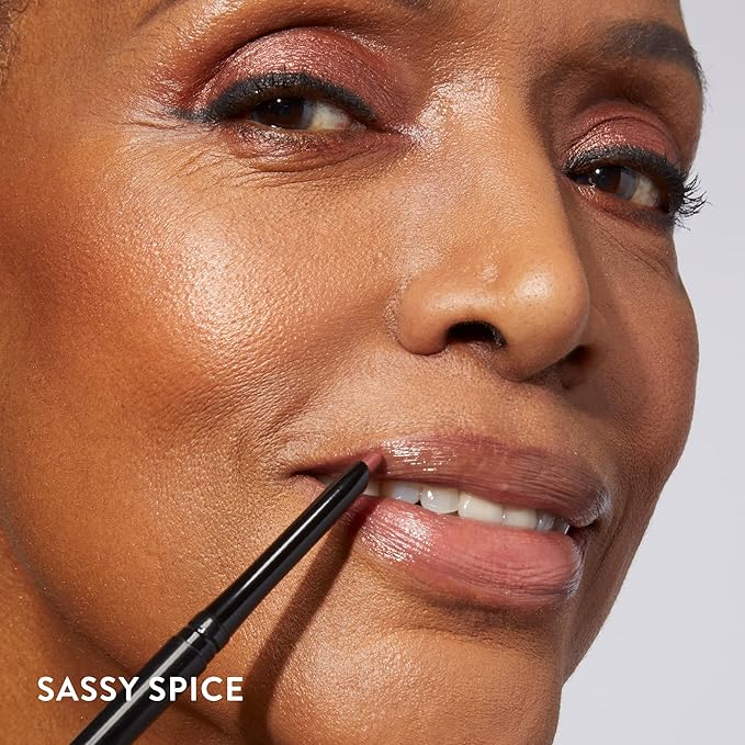 LAURA GELLER NEW YORK Modern Classic Lip Liner, Luxurious Creamy Long Lasting Lip Liner, Prevents Feathering and Fading, Sassy Spice
