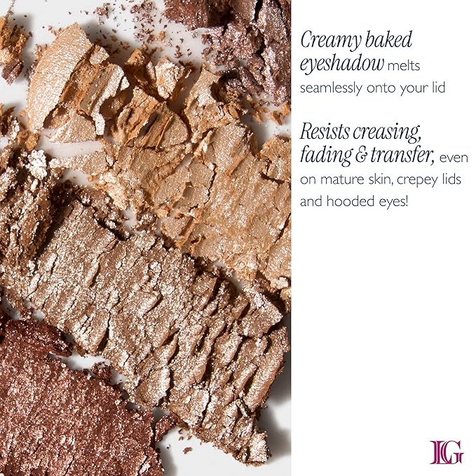 LAURA GELLER NEW YORK Delectable Delights Shimmer-Finish Baked Eyeshadow Kit with Free Mascara Included | Long-Lasting Crease-Proof Baked Eyeshadows for Mature Skin