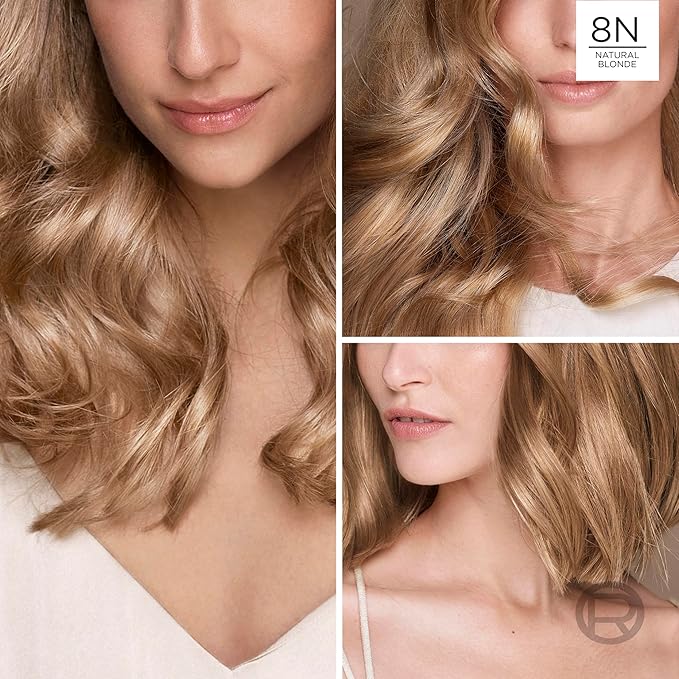 L’Oreal Paris Excellence Universal Nudes Permanent Hair Color, Ammonia Free Hair Dye for Gray Hair Coverage, 8N Natural Blonde, 1 Hair Dye Kit (Pack of 2)