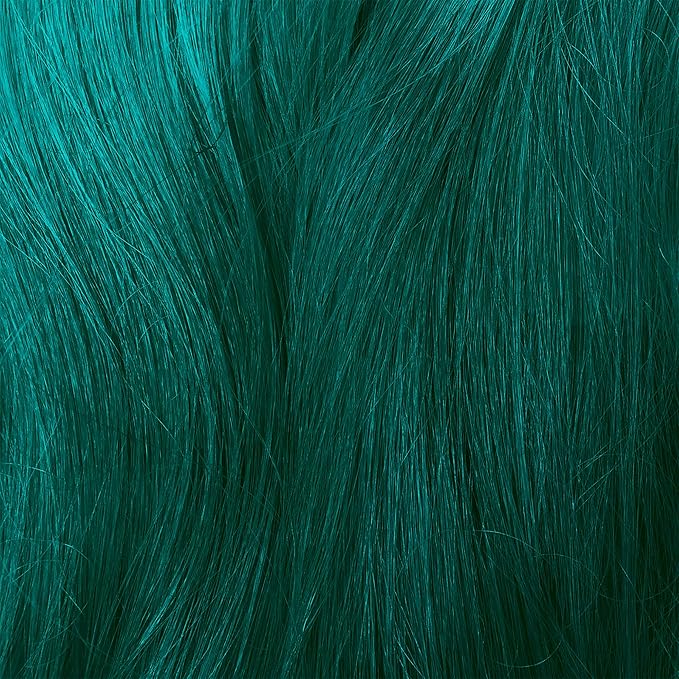 Lime Crime Unicorn Hair Dye Full Coverage, Sea Witch (Rich Teal) - Vegan and Cruelty Free Semi-Permanent Hair Color Conditions & Moisturizes - Temporary Green Hair Dye With Sugary Citrus Vanilla Scent