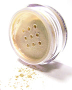 Full Moon Nude Beige Gold Shimmer Glam Single Loose Powder Eyeshadow; Vegan, Talc & Paraben Free