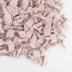 MEEDEE Rose Gold Hair Ties for Women - No Crease Soft Knotted Ribbon Ties, Damage-Free for Ponytails, Yoga, and Bracelets (100 Pack)