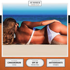 Summer Gelée Tanning Gel – SPF 30 Luxury Sun Tan Accelerator – Hydrating & Anti-Aging Formula with UVA/UVB Protection – Lightweight, Silky Gel for a Radiant, Sun-Kissed Glow – 3.12 FL OZ – USA Made