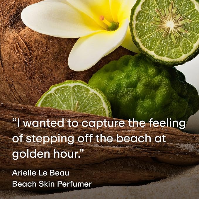 PHLUR Beach Skin Body Mist - Hair & Body Fragrance Mist - Body Spray with Bergamot, Coconut Milk, Lily of the Valley, Vanilla, Sandalwood (8 Fl Oz)