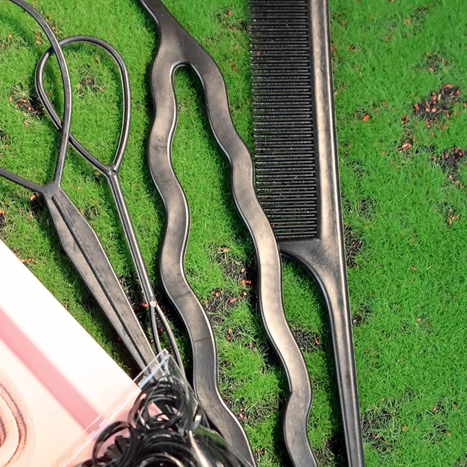 YANRONG 1159PCS Hair Accessories for Woman Set Seamless Ponytail Holders Variety Hair Scrunchies Hair Bands Scrunchy Hair Ties For Thick and Curly (1159PCS (base color))