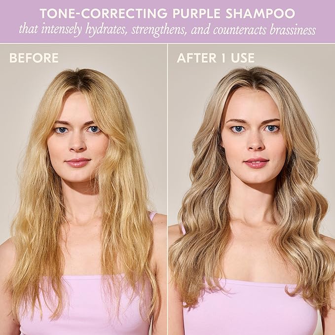 DAE Violet Hour Purple Shampoo - Fights Brasiness, Enhances Color, & Repairs Damage (10 oz)