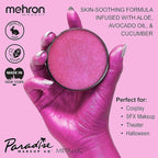 Mehron Paradise FX Metallics – Metallic Fuchsia 1.4 oz | Professional Water Activated Shimmering Metallic Paint for Raves, Costumes, Special Effects, Halloween, Stage, Screen, Theater & Cosplay FX