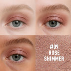 FV Cream Shimmer Eyeshadow Stick，Long Lasting & Waterproof, Multi-Use & High Pigment Eyeshadow Makeup Stick (Rose Shimmer)