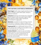 Lipalene HoneyLuxe - 100% Natural Lip & Cuticle Scrub - Hypoallergenic (Original) (2 oz, Original (Unscented))