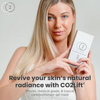 CO2Lift - Carboxy Gel Single Treatment - Face Mask Skin Care - Under Eye Treatment for Puffy Eyes & Dark Circles - Tighten & Brighten Face Eye Area - Hydrating Face Masks - Gift for Mother's Day