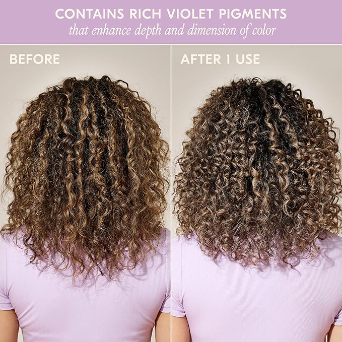 DAE Violet Hour Purple Shampoo - Fights Brasiness, Enhances Color, & Repairs Damage (10 oz)
