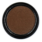Truffle Chocolate Deep Dark Chestnut Cocoa Brown Shimmer Pressed Powder Single Vegan Eyeshadow; Talc, Paraben & Cruelty Free