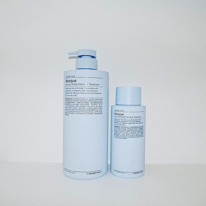 J Beverly Hills Blue Hair Mask with Eucalyptus Oil for Scalp Treatment, (32 Oz)