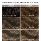 Madison Reed Radiant Hair Color Kit - 7.5NNA Light Neutral Brown (Umbria Brown), 100% Gray Hair Coverage Permanent Hair Dye for Resistant Grays | PPD-Free & Ammonia-Free, 2 Pack