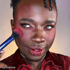 Mehron Makeup StarBlend Cake Makeup | Wet/Dry Pressed Powder | Powder Foundation | Red Face Paint & Body Paint 2 oz (56g)