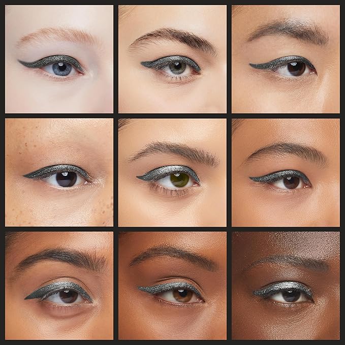 Liquid Eyeliner - Hypoallergenic Eyeliner with Fine Brush Tip, Long-Lasting Waterproof Eye Liner - Cruelty-Free, Vegan, Hypoallergenic, Gluten-Free, Smooth Application Liquid Eye Liner, Brown 2mL