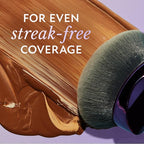 Westmore Beauty Blend & Blur Body Kabuki Brush & Self Tanner Brush - For Body Makeup & Foundation - Blending Applicator For Self Tanning - Durable Vegan Bristles