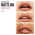 Maybelline New York Superstay Matte Ink Un-nude Liquid Lipstick, Poet, 0.34 Fluid Ounce (Pack of 2)