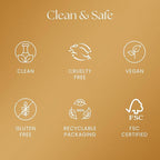 Prakti KhushiKiss Nourishing Lip Oil in Sparkling Chai, Hydrates & Plumps Lips, High-Shine Finish, with Hyaluronic Acid & Peptides, 0.17 oz