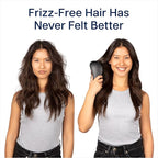 Crave Naturals Glide Thru Detangling Brush, Detangler Brush for Curly, Straight, Wet and Dry Hair Comb for Adults and Kids, Hair Accessories for Women, Black