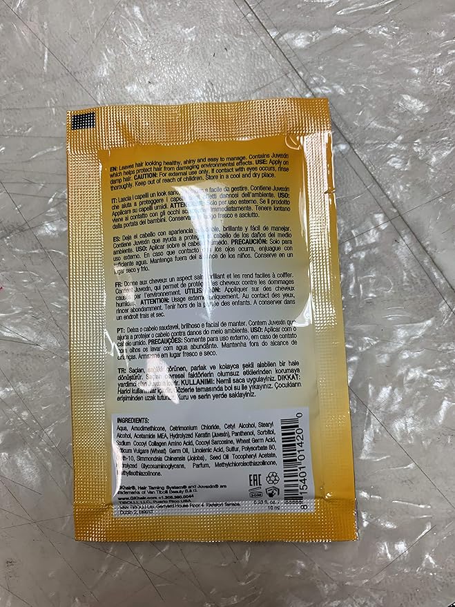 GK HAIR Global Keratin Samples Pack Sachets Moisturizing Shampoo and Conditioner (0.34 Fl Oz/10ml) | Serum (0.16 Fl Oz/5ml) | ThermalStyleHer (0.34 oz) | Cashmere (0.34 oz) | Leave In Cream (0.34 oz)