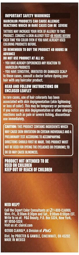 Clairol Nice'n Easy Perfect 10 Permanent Hair Dye, 5 Medium Brown Hair Color, Pack of 1