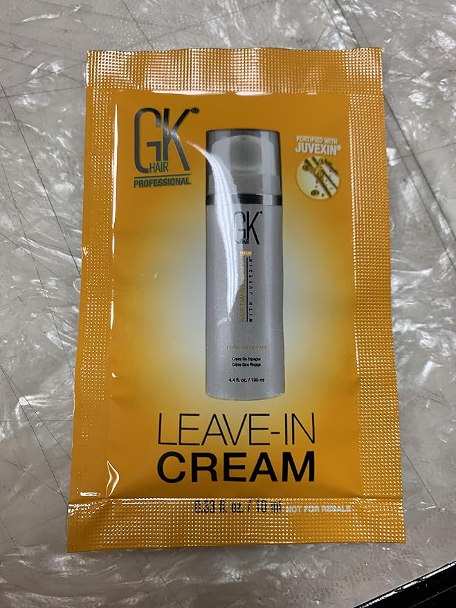 GK HAIR Global Keratin Samples Pack Sachets Moisturizing Shampoo and Conditioner (0.34 Fl Oz/10ml) | Serum (0.16 Fl Oz/5ml) | ThermalStyleHer (0.34 oz) | Cashmere (0.34 oz) | Leave In Cream (0.34 oz)