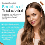 Advanced Hair Growth Supplement - Biotin, Collagen, Zinc & Essential Vitamins for thicker, fuller, Stringer Hair - 120 Capsules