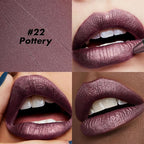 FOCALLURE Ultra Chic Lipstick,Rich Vitamin E Lip Crayon,Lightweight Color without Drying or Fading,Long Lasting Lips Makeup,#22 Pottery