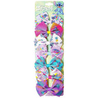 LUV HER Disney Stitch Hair Bows - 7 Pcs 4 Inch Bow Bundle - Hair Accessories Gift Set - Alligator Clip - Ages 3 +