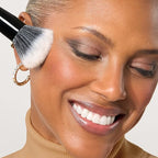 LAURA GELLER NEW YORK Blending Beauties Two-Piece Makeup Brush Gift Set for Powders and Foundation