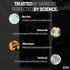 H14 Glass Sheen Pomade for Men 100 mL – Water-Based High Shine Hair Styling Product with Flexible Hold – Lightweight Paste for Texture, Slick Styles & Smooth Finish – Made in Europe