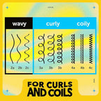 Got2b Curled Hair Spray Oil, 4oz, for curl types 3-4, curly and coily hair, helps control frizz and nourishes the scalp