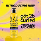 Got2b Curled Detangler, 7.5oz, for all curl types, wavy, curly & coily hair, helps to detangle your hair for easy slip