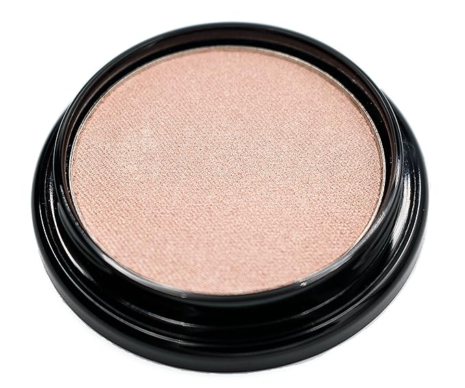 Hugs and Kisses Shimmering Muted Baby Cool Toned Pink Satin Pressed Powder Single Vegan Eyeshadow; Talc, Paraben & Cruelty Free