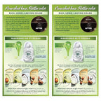 Garnier Hair Color Nutrisse Nourishing Creme, 20 Soft Black (Black Tea) Permanent Hair Dye, 2 Count (Packaging May Vary)