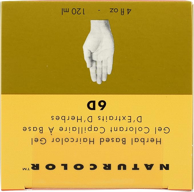 naturcolor Haircolor - Goldenrod Hair Dye, 4 Fl Oz (6D)