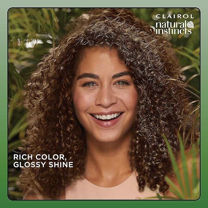 Clairol Natural Instincts Demi-Permanent Hair Dye, 5RR Medium Red Hair Color, Pack of 1