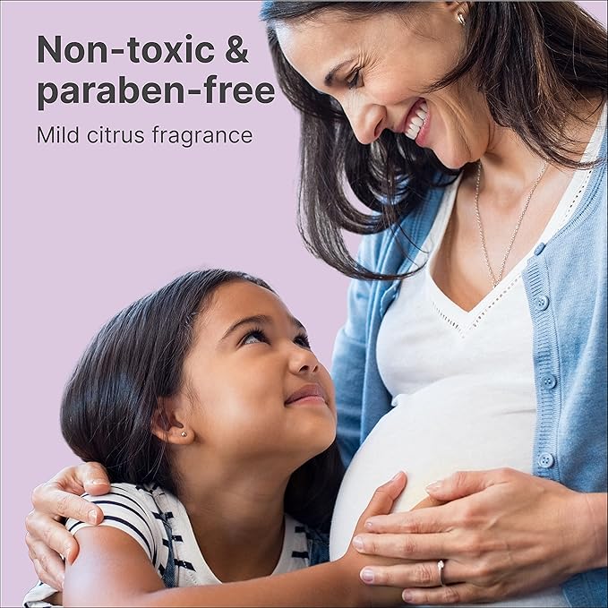 TriLASTIN Maternity Stretch Mark Cream - Hydrating Pregnancy-Safe Skin Care - Gentle Hypoallergenic Care for Pregnancy Must Haves - Pairs Belly Butter & Stretch Mark Oil - 4 Fl Oz Each, Pack of 2