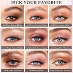 Brown Matte Single Eyeshadow Makeup Powder Palette，High Pigment Blendable Formula Eye Make-up for Women，Neutral Eye Shadow，sombras para ojos，Longwear Waterproof，Vegan & Cruelty-Free，Eyeshadow Gift