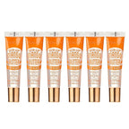 Ruby Kisses Broadway Vita-Lip Clear Lip Gloss (Mango Butter 6 Pack), Ultra-Hydrating & Soothing Formula with Multi-Vitamin Oils, High-Shine Non-Sticky Finish, Nourishing Glossy Lip Balm Softens Skin