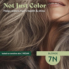 Herbatint Permanent Hair Dye For Women - 7N Blonde - For Up To 100% Gray Coverage of Resistant Gray Hair - Ammonia-Free, Alcohol-Free & Vegan - Salon Influenced Hair Color 5.75 fl oz