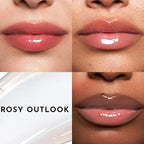 Lawless Women's Forget The Filler Lip Plumper Line Gloss, Rosy Outlook, Pink, 0.11 Fl Oz (Pack of 1)