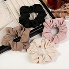 8 Hair Scrunchies for Women - Hair Ties No Damage Both for Thick Hair or Thin Hair Curl Hair No Crease Scrunchies Ponytail Holder No Hurt Your Hair