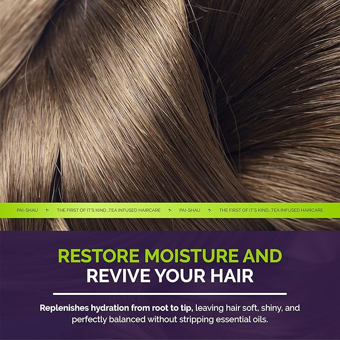 Pai-Shau Replenishing Cleanser and Conditioner Set - Hydrating Shampoo and Conditioner for All Hair Types - 2x1000ml