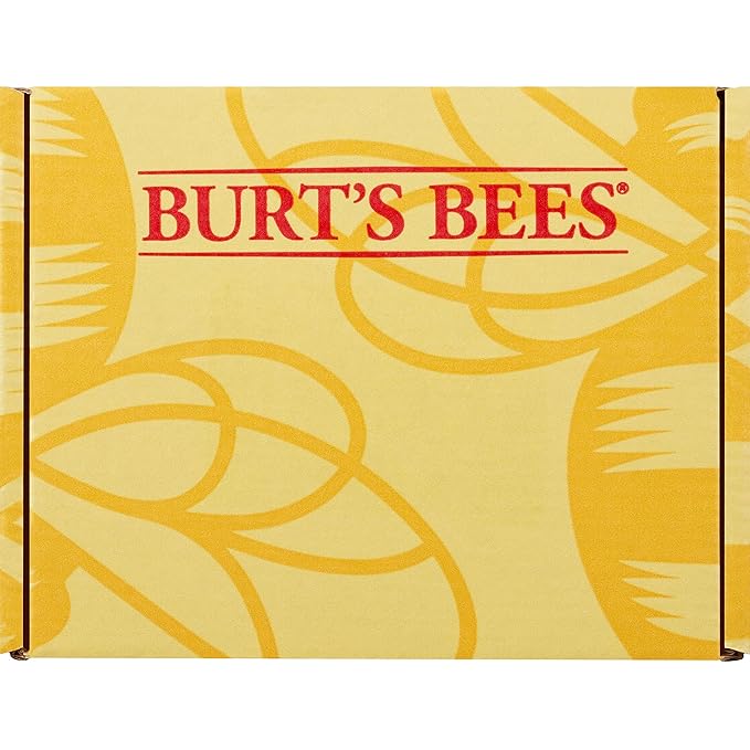 Burt's Bees Lip Balm Stocking Stuffers, Moisturizing Lip Care Christmas Gifts, Rescue Relief - Relieves Extremely Dry Lips with Moisturizing Shea Butter & Echinacea, Natural Origin Treatment (3-Pack)
