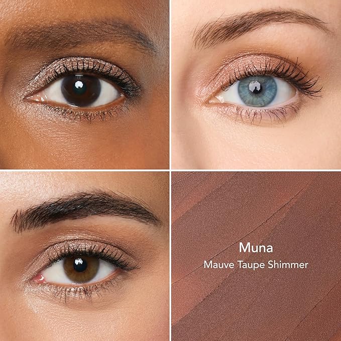 Thrive Causemetics Brilliant Eye Brightener Shimmer Classic Eyeshadow Stick Bundle, 3 Shades, Waterproof & Crease Proof Cream to Powder Long Lasting Formula, 3 Shadow Sticks & Confetti Makeup Bag