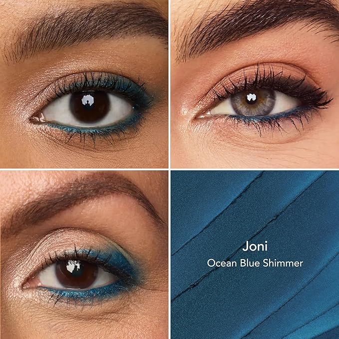 Thrive Causemetics Brilliant Eye Brightener Eyeshadow Stick Bundle for Brown Eyes, 3 Shades, Waterproof & Crease Proof Cream to Powder Long Lasting Formula, 3 Shadow Sticks & Confetti Makeup Bag