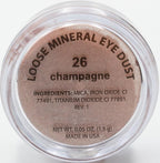 Champagne Light Gold Metallic Bronze Nude Beige Single Loose Powder Eyeshadow; Vegan, Talc & Paraben Free, No Animal Testing & Cruelty Free